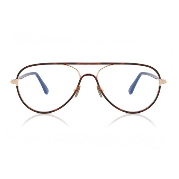 NEW TOM FORD FT5897-B/S 053 EYEGLASSES TF5897-B 053 HAVANA MEN AVIATOR EYEWEAR - Picture 2 of 3